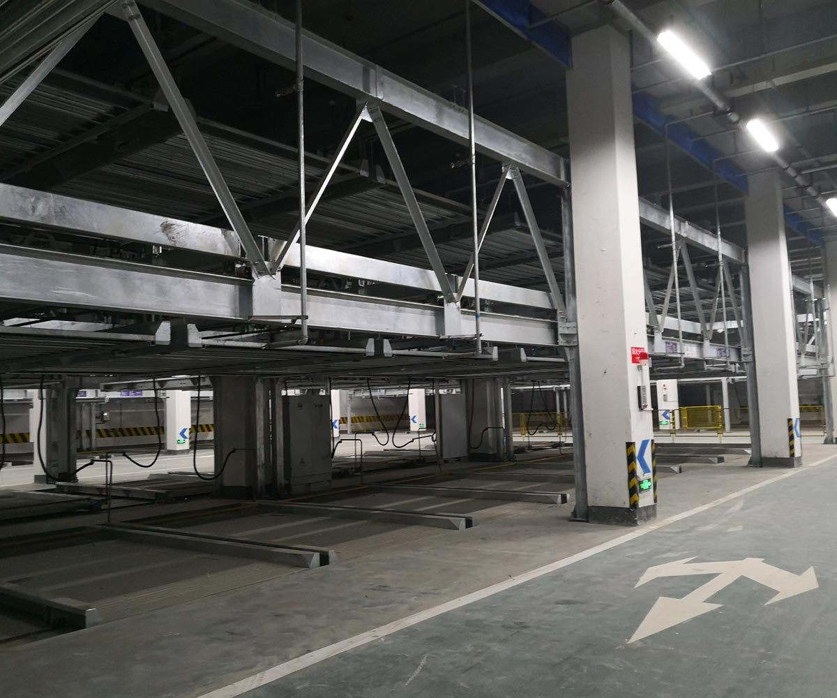 开阳县PSH2重列二层升降横移立体车库设备